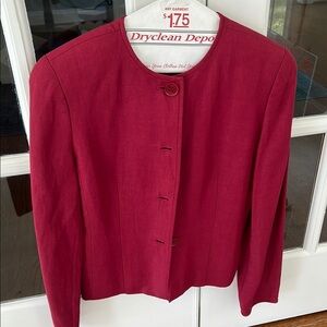 Ann Taylor Red Blazer Classic Style🌿